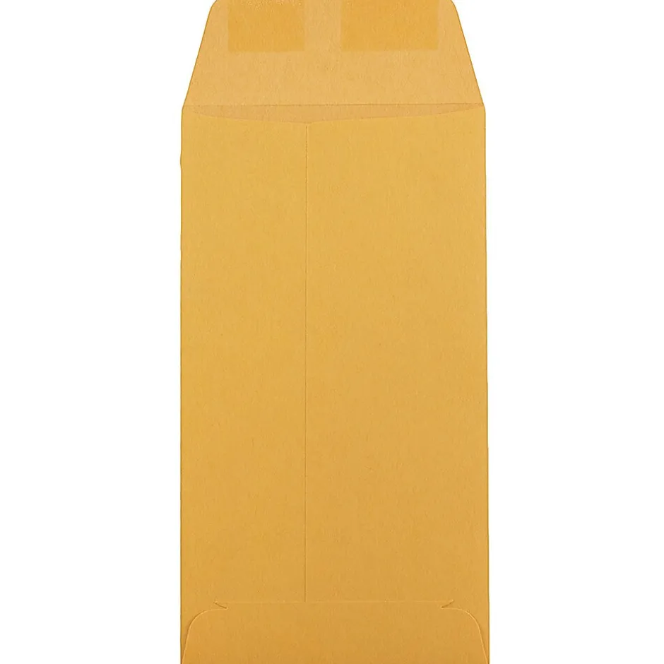 JAM Paper #7 Kraft Coin Envelope, 3 1/2" x 6 1/2", Brown Kraft, 1000/Carton (95125B)* Business