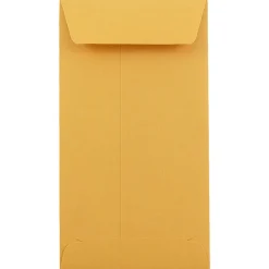JAM Paper #7 Kraft Coin Envelope, 3 1/2" x 6 1/2", Brown Kraft, 50/Pack (95125I)* Business