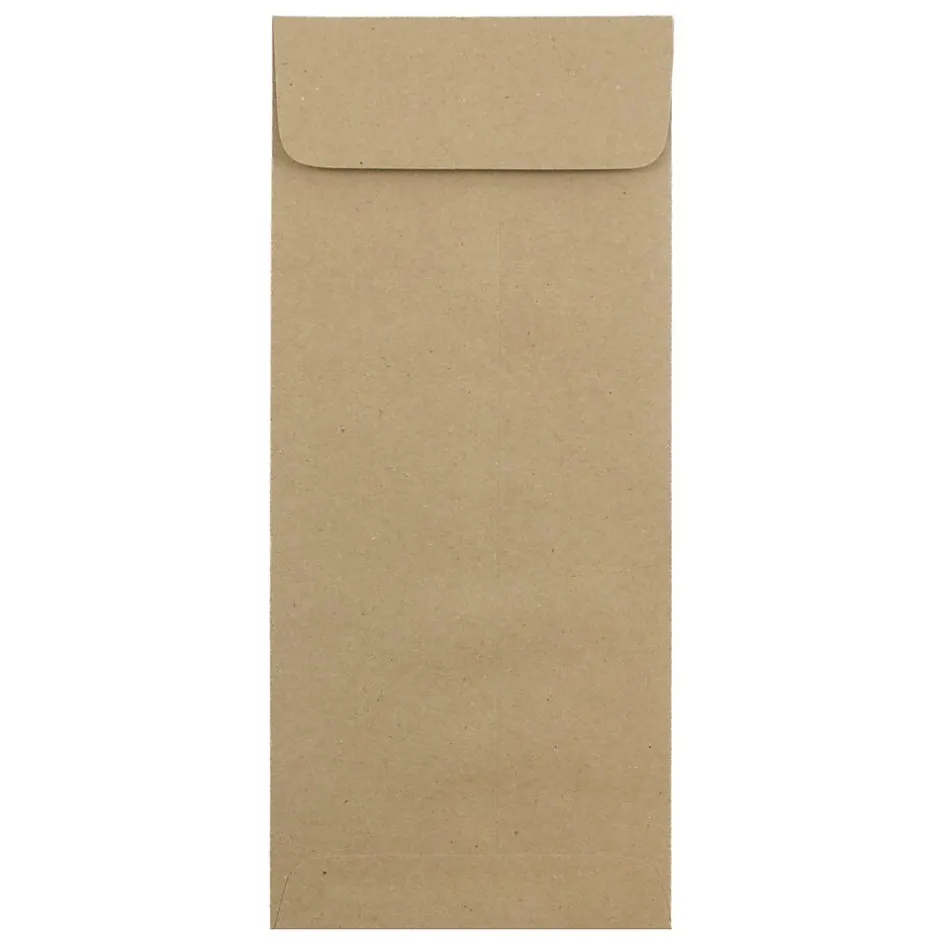 JAM Paper #14 Kraft Policy Business Envelopes, 5 x 11.5, Brown Kraft Paper Bag, 25/Pack (36317569)* Business