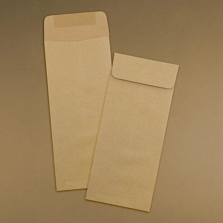 JAM Paper #14 Kraft Policy Business Envelopes, 5 x 11.5, Brown Kraft Paper Bag, 25/Pack (36317569)* Business