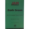 Clearance 80 lb. Cardstock Paper, 8.5" x 14", Dark Green, 50 Sheets/Pack (64429556) Card Stock