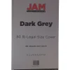 Online 80 lb. Cardstock Paper, 8.5" x 14", Dark Gray, 50 Sheets/Pack (64429535) Card Stock