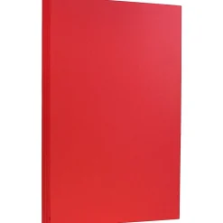 Online 65 lb. Cardstock Paper, 8.5" x 14", Brite Hue Red, 50 Sheets/Pack (16730927) Card Stock