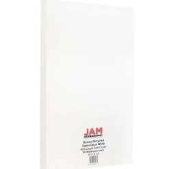Best 80 lb. Cardstock Paper, 8.5" x 14", Glossy White, 50 Sheets/Pack (236931271) Card Stock