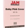 Best 80 lb. Cardstock Paper, 8.5" x 11", Baby Pink, 50 Sheets/Pack (5155791) Card Stock