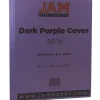 New 80 lb. Cardstock Paper, 8.5" x 11", Dark Purple, 250 Sheets/Ream (364412786B) Card Stock