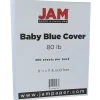 Discount 80 lb. Cardstock Paper, 8.5" x 11", Baby Blue, 250 Sheets/Ream (5155792B) Card Stock