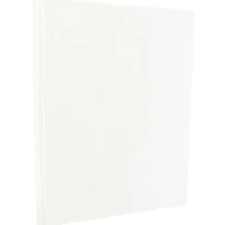 Discount 80 lb. Cardstock Paper, 8.5" x 11", White Glossy, 50 Sheets/Pack (01034702F) Card Stock