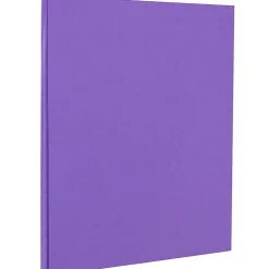 Discount 65 lb. Cardstock Paper, 8.5" x 11", Violet Purple, 50 Sheets/Pack (102426) Card Stock