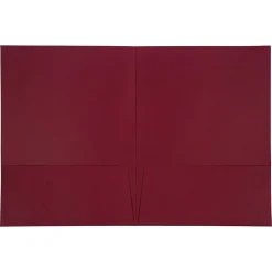 JAM Paper 2 Pocket Cardstock Presentation Folder, Burgundy, 25/Pack (386LBURA) Discount