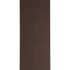 JAM Paper #14 Policy Business Commercial Envelope, 5" x 11 1/2", Chocolate Brown, 50/Pack (90094030I)* Business