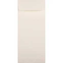 JAM Paper #11 Policy Business Strathmore Envelopes, 4.5 x 10.375, Natural White Wove, 50/Pack (900905923I)* Business