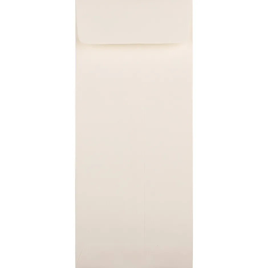 JAM Paper #11 Policy Business Strathmore Envelopes, 4.5 x 10.375, Natural White Wove, 50/Pack (900905923I)* Business