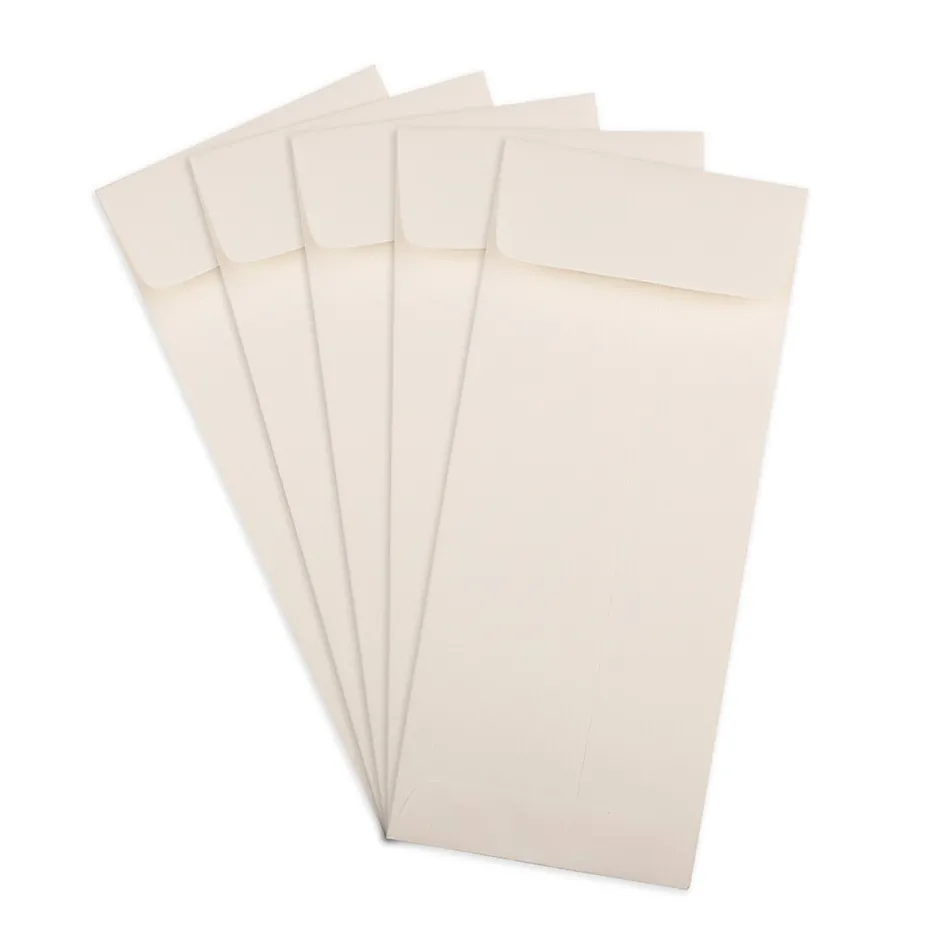 JAM Paper #11 Policy Business Strathmore Envelopes, 4.5 x 10.375, Natural White Wove, 50/Pack (900905923I)* Business