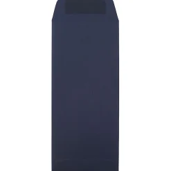 JAM Paper #10 Policy Business Envelopes, 4 1/8" x 9 1/2", Navy Blue, 25/Pack (LEBA317)* Business