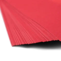 30% Recycled Smooth Colored 8.5" x 11" Copy Paper, 24 lbs., Red, 50 Sheets/Pack (151023A) Large Quantity Paper
