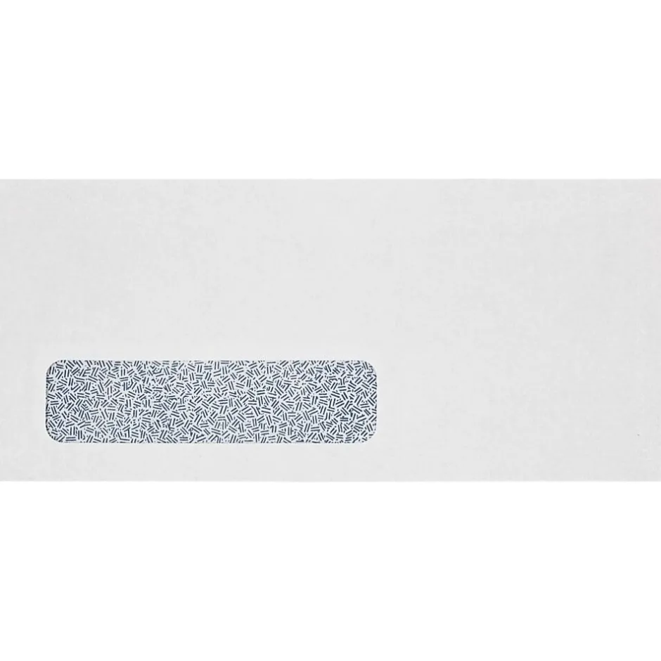 JAM Paper #10 Window Envelopes (4 1/8 x 9 1/2), 24lb., Bright White w/ Security Tint, Laser Safe, 50/pack* Window