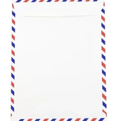 JAM Paper 9 x 12 Airmail Open End Catalog Envelopes, White, 50/Pack (1430744I)* Catalog