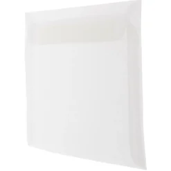 JAM Paper 8.75 x 11.5 Booklet Translucent Vellum Envelopes, Clear, 25/Pack (2851370)* Business
