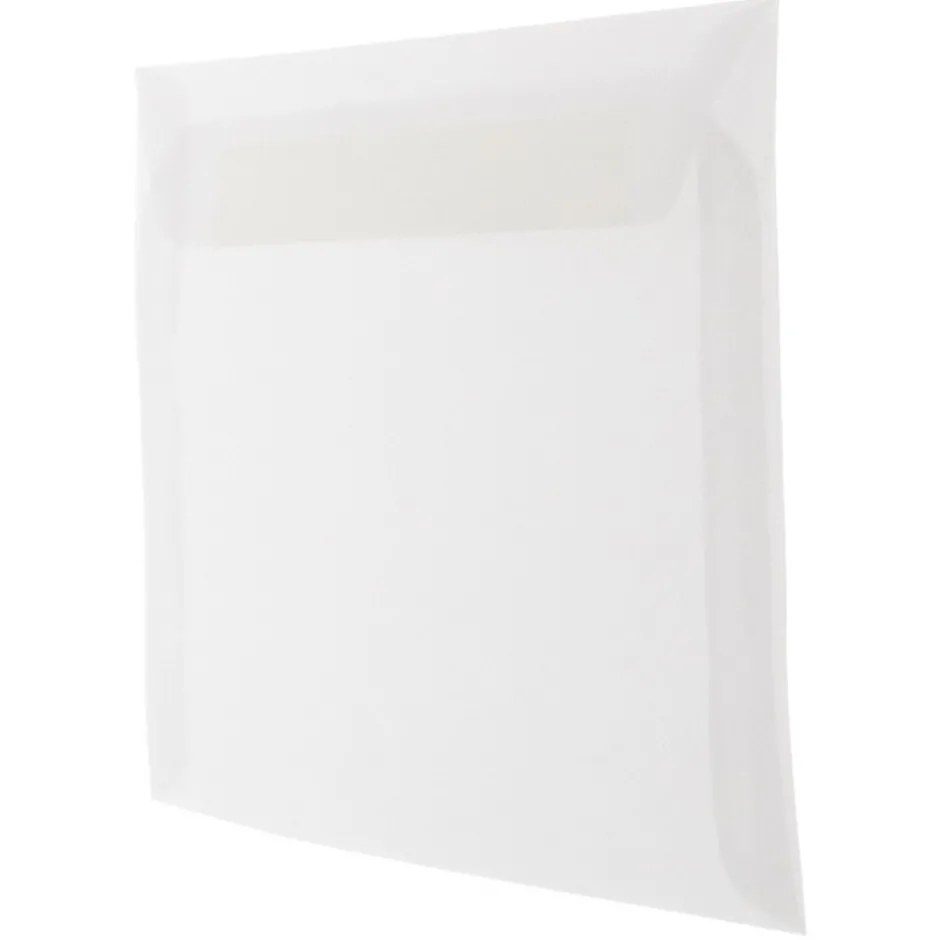 JAM Paper 8.75 x 11.5 Booklet Translucent Vellum Envelopes, Clear, 25/Pack (2851370)* Business