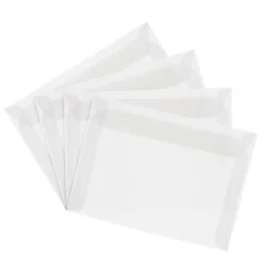 JAM Paper 8.75 x 11.5 Booklet Translucent Vellum Envelopes, Clear, 25/Pack (2851370)* Business