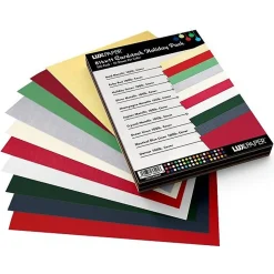 Online 8.5" x 11" Cardstock, 100lb, Holiday Variety Pack, 100/pack (81211-C-HLDY-1) Card Stock