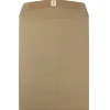 JAM Paper 9 x 12 Kraft Open End Catalog Envelopes with Clasp Closure, Brown Kraft Paper Bag, 10/Pack (563120849A)* Catalog