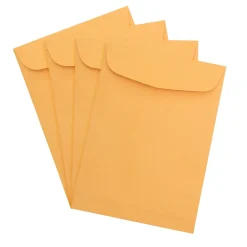 JAM Paper 7.5 x 10.5 Kraft Open End Catalog Envelopes, Brown Kraft Manila, 25/Pack (29215a)* Catalog