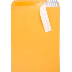 JAM Paper 11.5 x 14.5 Kraft Open End Catalog Envelopes with Peel and Seal Closure, Brown Kraft Manila, Bulk 500/Box (13034235c)* Catalog