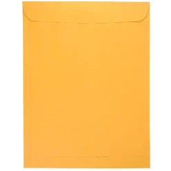 JAM Paper 11.5 x 14.5 Kraft Open End Catalog Envelopes with Peel and Seal Closure, Brown Kraft Manila, Bulk 500/Box (13034235c)* Catalog