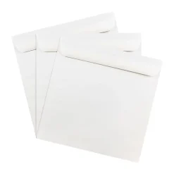 JAM Paper 10 x 10 Large Square Invitation Envelopes, White, 25/Pack (3992319)* Business