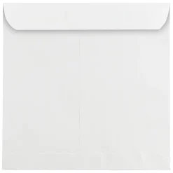 JAM Paper 11.5" x 11.5" Large Square Invitation Envelopes, White, 25/Pack (3992321)* Business