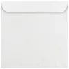 JAM Paper 11.5" x 11.5" Large Square Invitation Envelopes, White, 100/Pack (03992321B)* Business