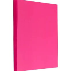 Sale 8.5" x 11" Multipurpose, 24 lbs., Ultra Fuchsia Pink, 100 Sheets/Pack (184931) Multipurpose Paper