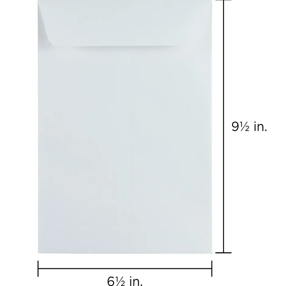 JAM Paper 6.5 x 9.5 Open End Catalog Envelopes, White, 50/Pack (1623193i)* Catalog