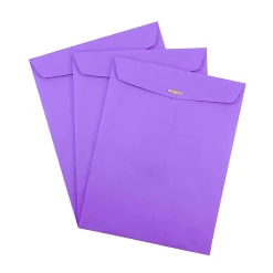 JAM Paper 10 x 13 Open End Catalog Colored Envelopes with Clasp Closure, Violet Purple Recycled, 25/Pack (v0128182a)* Catalog