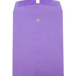 JAM Paper 10 x 13 Open End Catalog Colored Envelopes with Clasp Closure, Violet Purple Recycled, 50/Pack (v0128182i)* Catalog
