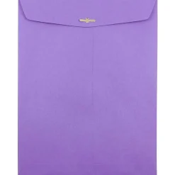 JAM Paper 10 x 13 Open End Catalog Colored Envelopes with Clasp Closure, Violet Purple Recycled, 50/Pack (v0128182i)* Catalog