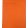 JAM Paper 10 x 13 Open End Catalog Colored Envelopes, Orange Recycled, 50/Pack (87766i)* Catalog