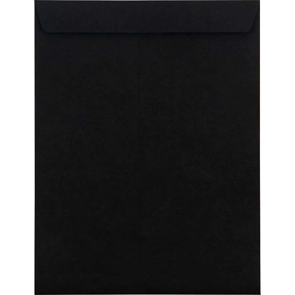 JAM Paper 10" x 13" Open End Catalog Envelopes, Black, 50/Pack (87733i)* Catalog