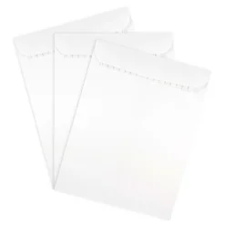 JAM Paper ® 9 x 12 Open End Catalog Envelopes with Peel and Seal Closure, White, Bulk 250/Box (356828780D)* Catalog