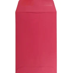 JAM Paper 6 x 9 Open End Catalog Colored Envelopes, Red Recycled, 100/Pack (V0128139)* Catalog