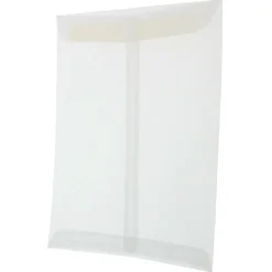 JAM Paper 9 x 12 Open End Catalog Translucent Vellum Envelopes, Clear, 100/Pack (2851376)* Catalog