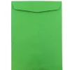JAM Paper 10 x 13 Open End Catalog Colored Envelopes, Green Recycled, 100/Pack (V0128190)* Catalog