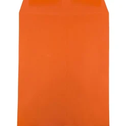 JAM Paper 10 x 13 Open End Catalog Colored Envelopes, Orange Recycled, 100/Pack (87766)* Catalog