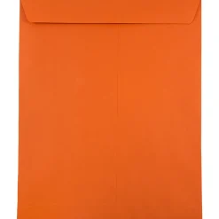 JAM Paper 10" x 13" Open End Catalog Colored Envelopes, Orange Recycled, 10/Pack (87766B)* Catalog