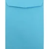 JAM Paper 9" x 12" Open End Catalog Colored Envelopes, Blue Recycled, 10/Pack (80386B)* Catalog