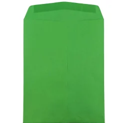 JAM Paper 9" x 12" Open End Catalog Colored Envelopes, Green Recycled, 10/Pack (80402B)* Catalog