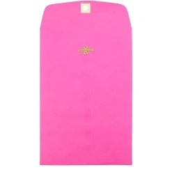 JAM Paper 6" x 9" Open End Catalog Colored Envelopes with Clasp Closure, Ultra Fuchsia Pink, 10/Pack (900909024B)* Catalog