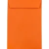 JAM Paper 6" x 9" Open End Catalog Colored Envelopes, Orange Recycled, 10/Pack (88129B)* Catalog